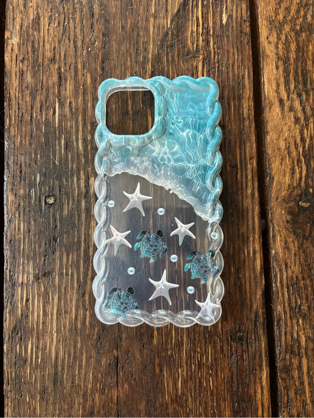 Beach Phone Case with Sea Turtles